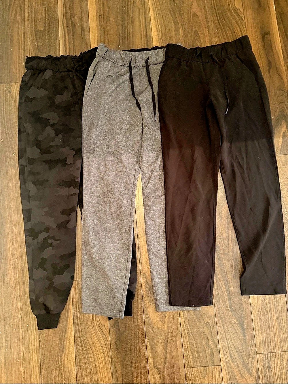 Lululemon On The Fly Pant Women's Athletic Jogger Pants Set Black & Gray